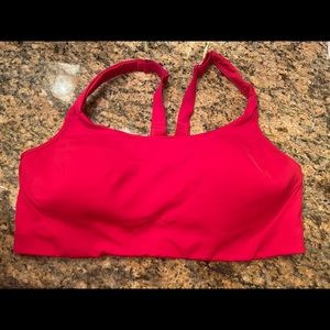 Lululemon All Powered Up Bra - Dark Red Size 38D